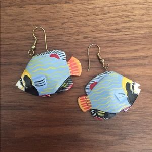 Beautiful fish earrings